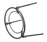 Beavorty Double Circle Fire Cooking Stove Rack 24Cm High Campfire Tripod for Portable Outdoor Cooking and Camping Use