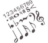 Beavorty Double Sided Magnetic Music Notes for Classroom Whiteboard and Fridge Oversized Black Magnetic Education Staff Symbols for Teachers Music Lessons