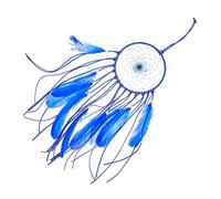 Beavorty Dreamcatcher Evil Eye Ornament Blue Evil Eye Decor Catcher Evil Eye Amulet Blue Evil Eye Dream Catcher Evil Eye Wall Decor Rearview Mirror Tassel Devil Eye