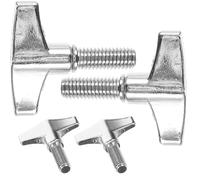 Beavorty Drum Cymbal Stand Wing Screws with Quick Release Function Sturdy Cymbal Tool Wing Nuts Hand Knob Butterfly Screw for Drum Repair and Replacement for Stage Performance
