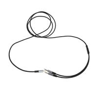 Beavorty Dual Stereo Headphone Jack Splitter Cable 3.5mm Male 2 Meters | Tangle-free Flat Cable with Oxygen-free Copper, for Laptops, PC, Podcasters and Home Entertainment Setups