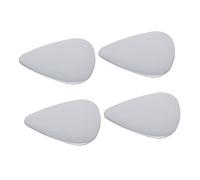 Beavorty Electric Jazz Guitar Picks 4Pcs Stainless Steel Plectrums for Acoustic Bass Ukulele Standard Dimensions for Long Sessions