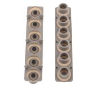 Beavorty Electronic Keyboard 6-Key Silicone Conductive Contact Pads 2Pcs Replacement Strips for Digital Piano and Organ Keyboard Repair