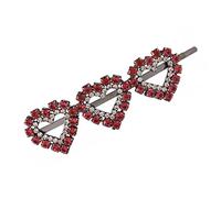 Beavorty Elegant Diamond Heart Hairpin Side Hair Clamp for Women Girls Fashion Headwear