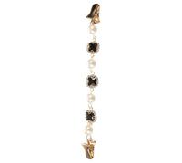 Beavorty Elegant Imitation Pearl Sweater Shawl Clip for Women Metal Cardigan Collar Brooch Pin Versatile Bolero Cinch Clip Stylish Back Shirt Accessory Durable and Practical Design