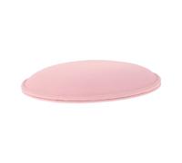 Beavorty Ergonomic Nail Salon Elbow Rest Cushion with PU Leather Durable Foam Arm Support for Desk and Hand Rest Easy to Clean Pink Round Cushion for Comfortable Nail Care