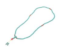 Beavorty Ethnic Style Buddhist Prayer Bead Bracelet Turquoise Beads for Daily Wear Spiritual Occasions Inspired by Tibetan and Nepalese Traditions