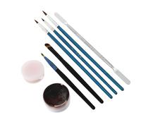 Beavorty Fake Wound Scar Wax Set 8pcs Blood Makeup Kit Spatula No Harm to Skin Realistic Effects for Halloween Stage Shows