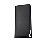 Beavorty Fashionable Long Man Wallet for Men Durable PU Money Coin Purse Design Friends Family for Everyday Use