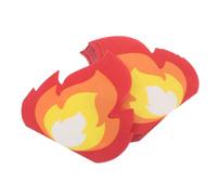 Beavorty Fire Flame Napkins Red Tissue 20pcs 2 Bags for Pentecost Holiday Dinner and Grilling Party Supplies