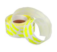 Beavorty Fluorescent Yellow Arrow Stickers 1×3cm Self-Adhesive Warning Direction Labels for Office, School and DIY Craft Use, Bright Adhesive Arrow Decal for Safety and Navigation