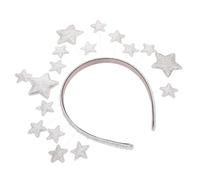Beavorty Glitter Star Headband Sparkly Festival Hair Accessory for Women Flexible Comfortable Fit Bridal Shower Party Hairband with Fade-resistant Shine for Holiday Celebrations
