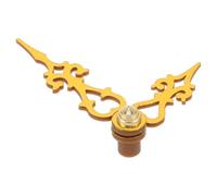 Beavorty Golden Clock Hands Long-Term Performance with Smooth Silent Operation Replacement Parts for Cuckoo Clocks for Bedroom and Living Room