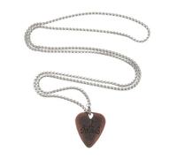 Beavorty Golden Zine-Alloy Guitar Pick Pendant with Rope, Ergonomic Finger Pick Accessory for Bass and Guitar Players, Practical Instrument Supply for Everyday Play Random Color