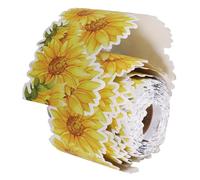 Beavorty Greenery Bulletin Board Border 6X6 Inch Paper Material with Floral and Leaf Designs for Classroom Blackboards and Summer Event Decoration