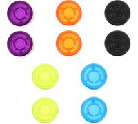 Beavorty Guitar Effect Pedal Nail Caps Simple and Generous Design 10pcs Enlarged Touchable Surface for Protecting Guitar Pedal Knobs Made of Sturdy Abs Material and Effect Footboard