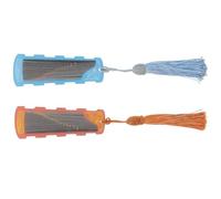 Beavorty Guzheng Nail Pick Storage Board Set with Anti-lost Winding Plates for Pipa and Guzheng Nails, Includes Blue and Orange Natural Stringed Instrument Accessories