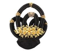 Beavorty Hair Bun for Women Ancient Chinese Hair Accessories Lightweight Headwear Stage Performance Headgear Hanfu Wig Headband