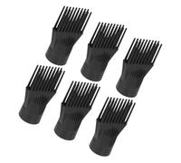 Beavorty Hair Dryer Attachments 6pcs Set Comb Nozzle Replacement Parts for Blow Dryer Styling Kit for Home Salon