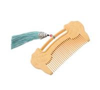 Beavorty Hand-polished Boxwood Comb Lock Engraving Fine Tooth Scalp Massager for Hair Beard Wooden Skincare Toolsmfuoe Root Comb
