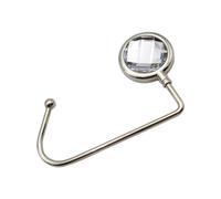 Beavorty Handbag Hangers Alloy Preventing Bags from Getting Dirty Sturdy 2pcs Bag Hooks No-Slip Base Pad and Organising Purses for Table Edge for Desktop Use