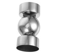 Beavorty Handrail End Caps and Comfortable Touch with Versatile Design Stainless Steel and Staircase Styles, Sturdy Hand Rail Fitting Suitable for Indoor Use for Stair Rails and Banisters
