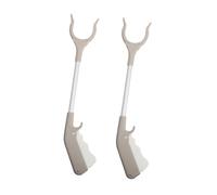 Beavorty Heavy Duty Trash Grabber Tool 2pcs Flexible Reacher Claw Extra Length for Seniors Litter Picker Upper for Garden and Home Use