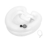 Beavorty Inflatable Portable Shampoo Basin with Pillow for Elderly and Disabled Durable PVC Hair Washing Sink for Bedridden Care Comfortable Head Neck Easy to Clean Hair Wash Holder