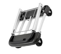 Beavorty Luggage Cart Folding Trolley Multi-functional Sturdy A3 Steel Tube Portable Shopping Tool for Different Places Strong Bearing Capacity