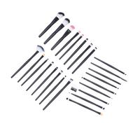Beavorty Luxury 25-piece Makeup Brush Set Face Powder Eye Shadow Blush Tools Perfect for Contouring Blending Beauty Kit Present for Makeup Lovers