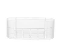 Beavorty Makeup Brush Storage Box Light Lipstick Holder Makeup Organiser Cosmetic Storage Rack Lipstick Box Desktop Bucket