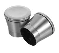 Beavorty Manual Pepper Grinder Covers and Stainless Steel Grinder Top Caps Replacement for Kitchen Seasoning Shakers Metal Grinding Lids Suitable for DIY Spice Mills Cooking Accessories