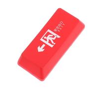 Beavorty Mechanical Keyboard Keycap Red Enter Key Original Height Abs Material Replacement with Reinforced Bottom Cross Core Design Shine through No Fading for Gaming and Office Use
