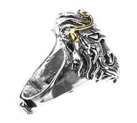 Beavorty Men Vintage Ring Creative Monkey Design Ring for Cool Finger Jewelry for Daily Wear Festivals Cosplay and Special Occasions