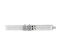 Beavorty Men's LED Digital Watch with Rectangular Alloy Chain, Accurate Timing and Long-Term Operation, Stylish Retro Bracelet Watch for Gents, Gift for Men