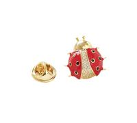 Beavorty Mini Ladybug Brooch Durable Insect Pin for Fashion for Shirts Blouses and Accessories Lightweight Design for Conferences and Gatherings