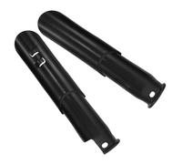 Beavorty Motorcycle Front Fork Protector Cover for Mountain Bikes and Dirt Bikes, Black Plastic Material Dustproof and Precise Fit Features, Front Fork Shock Absorber Guard for Off-road