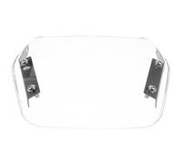 Beavorty Motorcycle Windshield Protection Cover with Abs Material Wind Deflector for Retro Bikes White