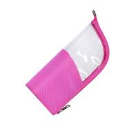 Beavorty Multifunctional Portable Cosmetic Brush Bag Rosy Travel Makeup Brush Holder Organizer Compact Lightweight Clear TPU Storage for Cosmetics