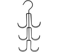 Beavorty Multipurpose Black Strap and Purse Hanger Hook for Handbag Storage, Closet Rod Utility Hook for Tote Bags, Scarves, and Ties Organizer