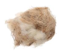Beavorty Natural Bird Nesting Materials for Birds and Guinea Pigs Khaki Bedding Made of Jute Silk, Wool, Cotton, and Raffia for Outdoor Nest Building Providing Clean and Safe Environment