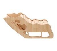Beavorty Natural Wooden Hamster Hideout Small Animal Tunnel Maze Shelter Cage Accessory for Guinea Pigs and Hamsters Sleeping Area