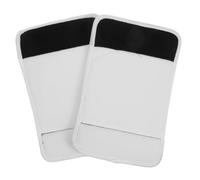 Beavorty Non Slip Walker Handle Cushions Padded Crutch and Wheelchair Armrest Grips Fit with Textured Surface for Comfortable Secure Hold Slip White Pads for Seniors and Mobility Aids