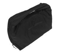 Beavorty Nylon Shoulder Bag for Women with Large Capacity, Lightweight Dual Carry Modes, Crescent Shape, Solid Black Colour, for Weekend Activities and Casual Use