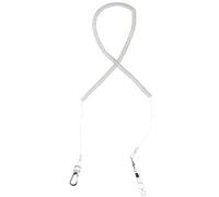 Beavorty Parrot Flying Rope 6m Length 5.5mm Diameter Silver Bird Foot Ring Anklet Training Harness Suitable for Outdoor Bird Training and Cage Use