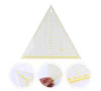 Beavorty Patchwork Sewing Ruler Acrylic Quilting Gauge Ruler for Fabric Stitching with Large Triangular Shape Suitable for DIY Quilters and Tailors