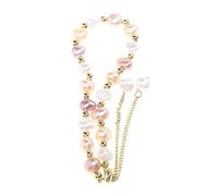 Beavorty Pearl Bangle Bracelet for Women Adjustable Charm Design Elegant Freshwater Pearl Jewelry for Valentine Day Stylish Accessory for Any Occasion