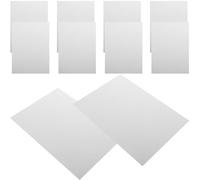Beavorty Plastic Sheets White Sheets and Easy to Cut 10pcs A4 Size Hard Plastic Sheeting Pp Material Lightweight for Craft Making and Home Decoration for Display Cases and DIY Projects