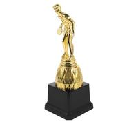 Beavorty Plastic Table Tennis Trophy Gold Award for Sports Competition, 7.86 Inch Large Ping Pong Winner Prize Prop for School and Office Championships