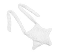 Beavorty Plush Star Shaped Crossbody Bag for Women Fluffy Cute Sling Bag Fashionable Shoulder Purse for Spacious Handbag for Lipstick Coins and Accessories Unique Design for Various